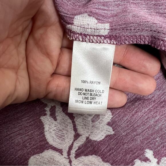 NWT Lulu’s Heart of Marigold Dusty Lavender Floral Print Wrap Maxi Dress Sz M - Picture 6 of 9